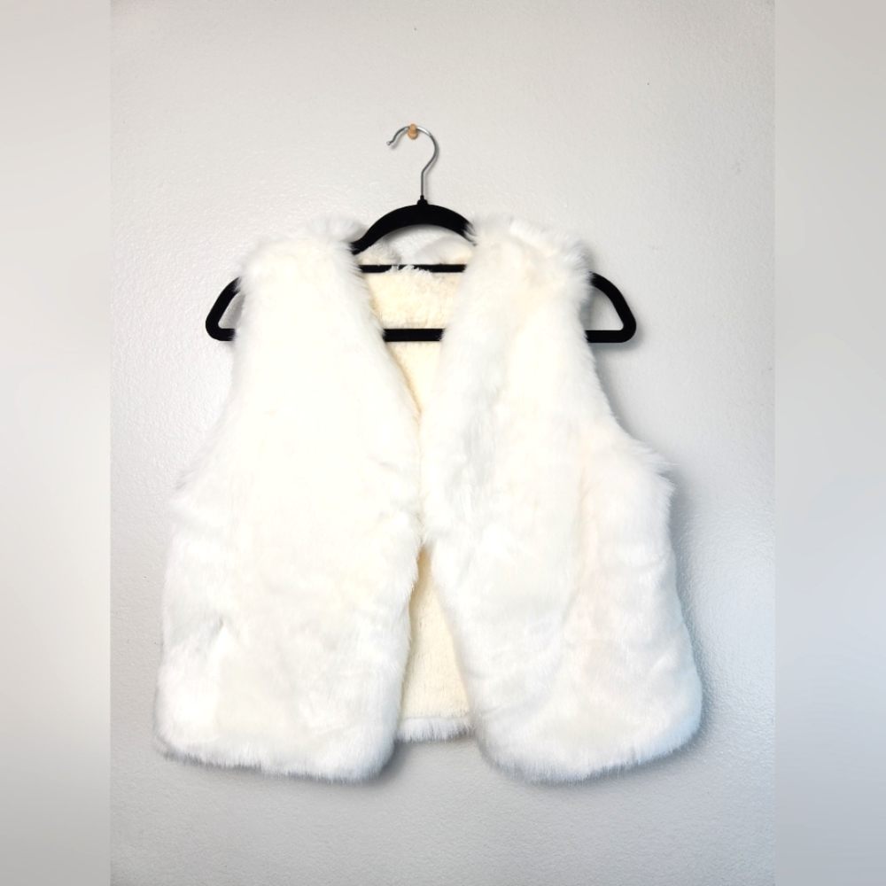 Code Heart Faux Fur Vest